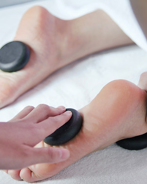 Piedras en los pies