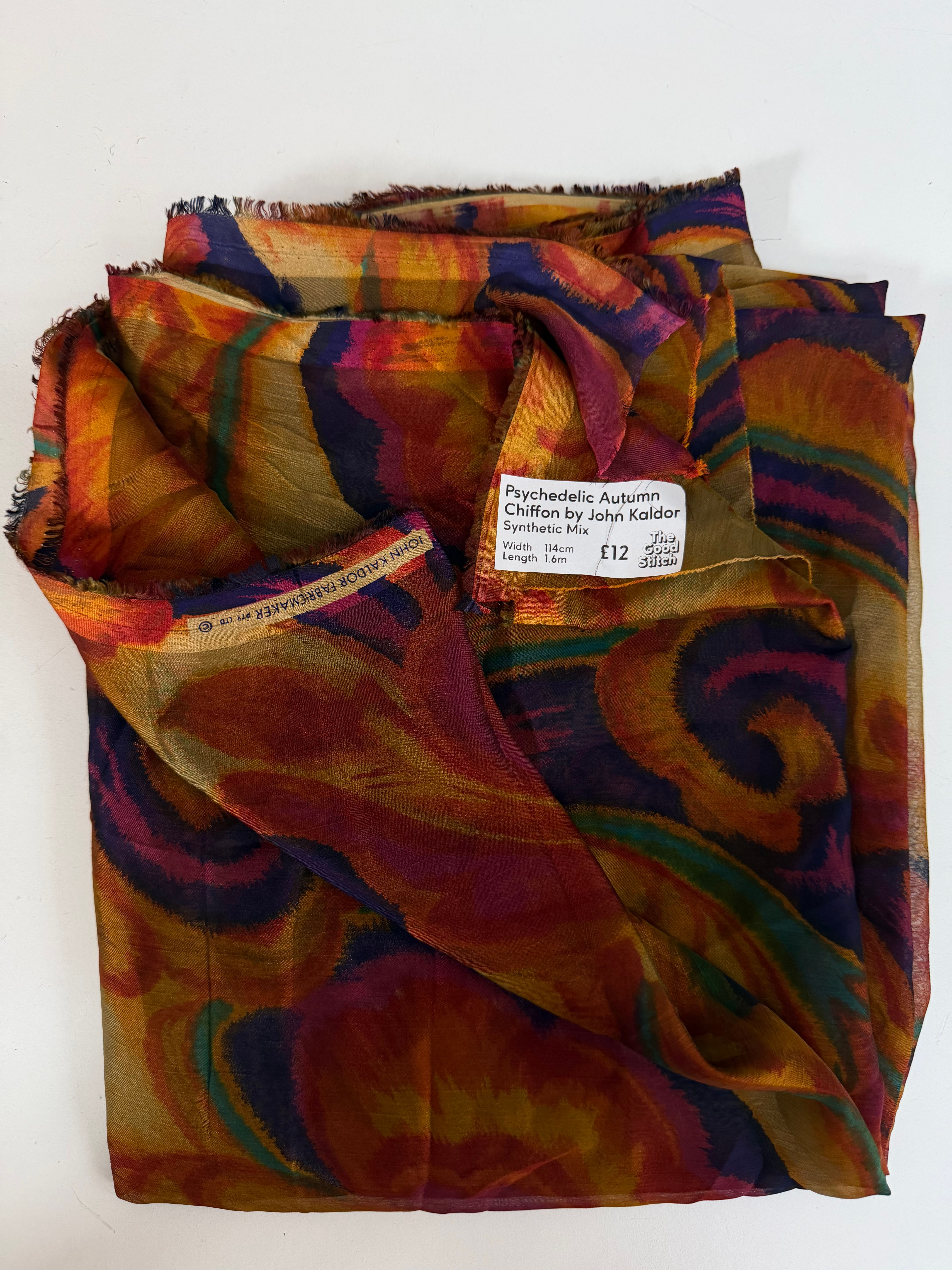 Psychedelic Autumn Chiffon by John Kaldor