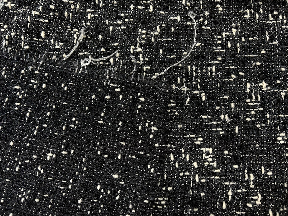 Thumbnail: Grey, Black & White Boucle