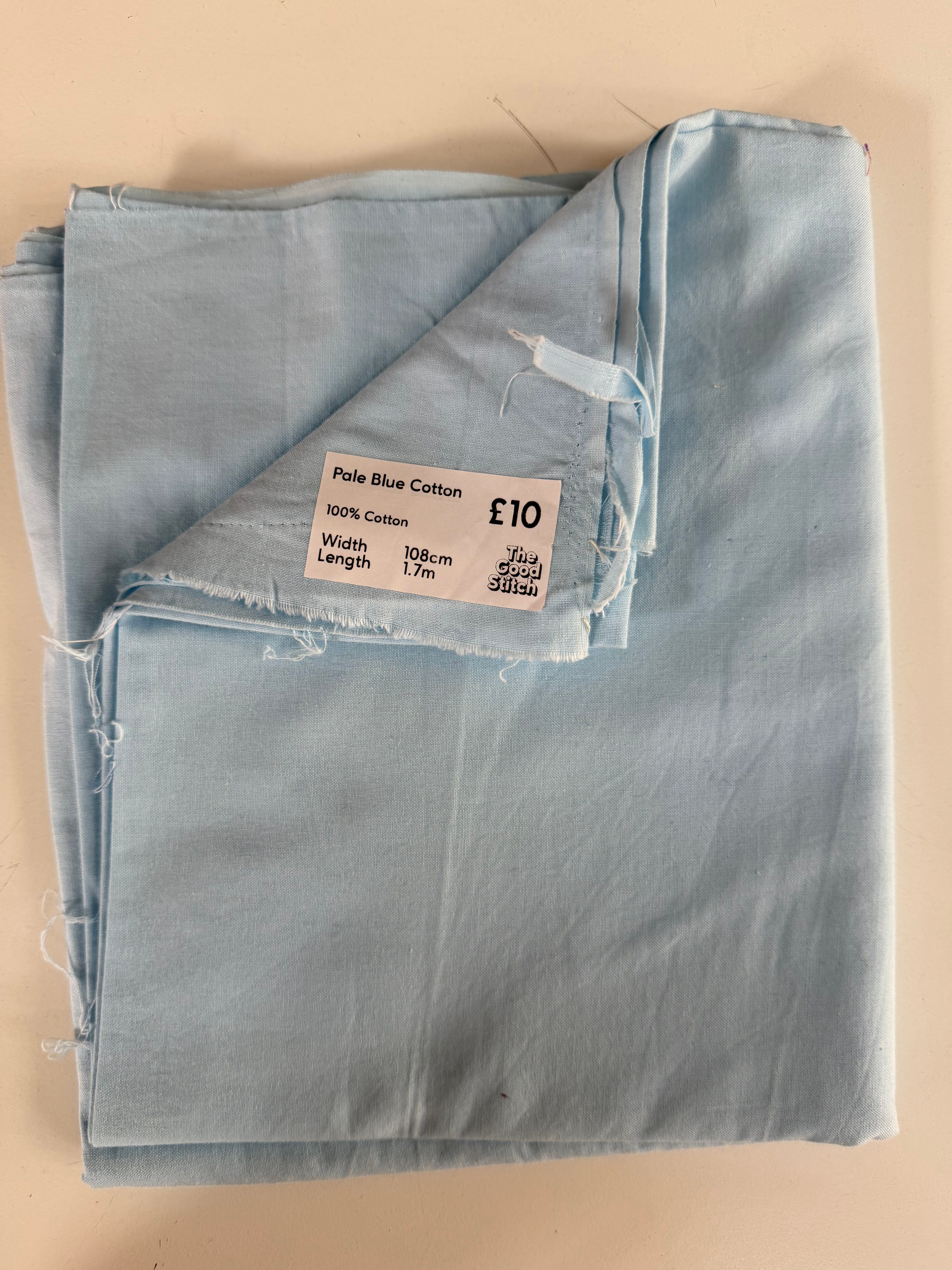Pale Blue Cotton