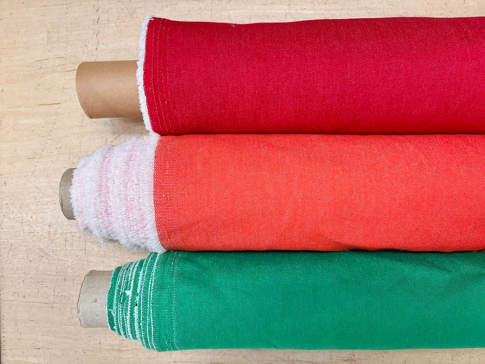 Thumbnail: Red Stretch Denim