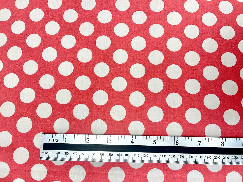 Thumbnail: Coral Blush Large Polka Dot