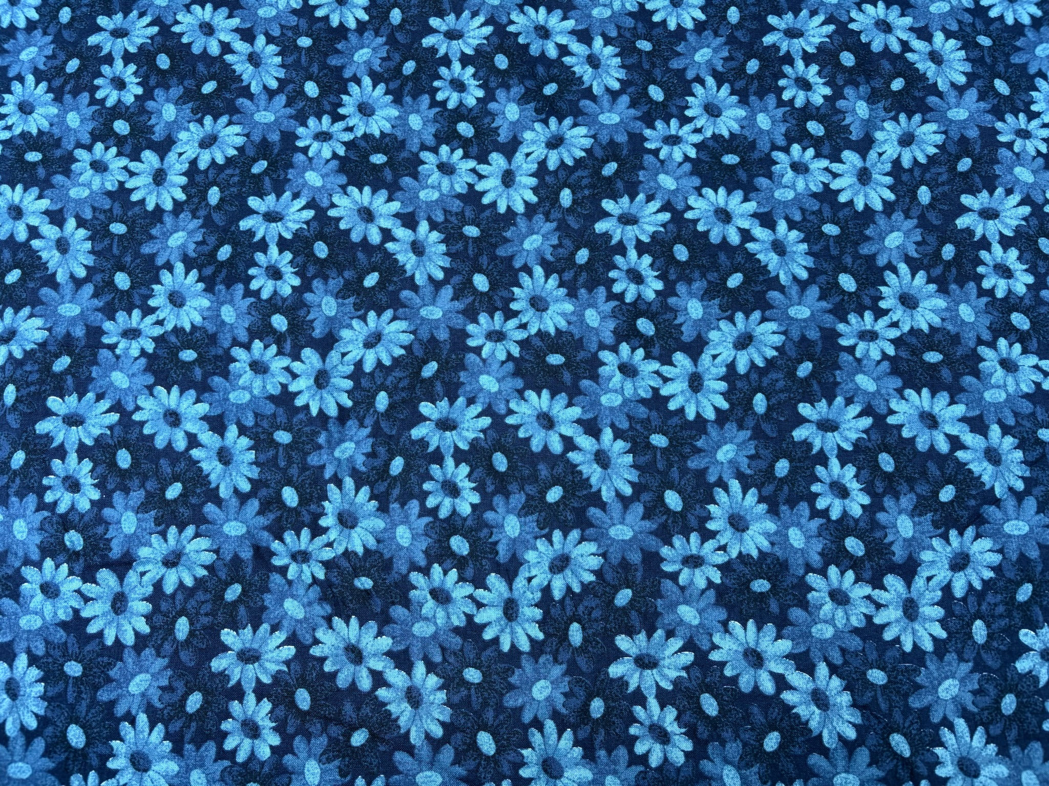 Blue Floral Cotton