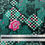 Thumbnail: Teal & Roses Grid by Art Gallery Fabrics