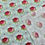 Thumbnail: Aqua with Pink Roses Cotton