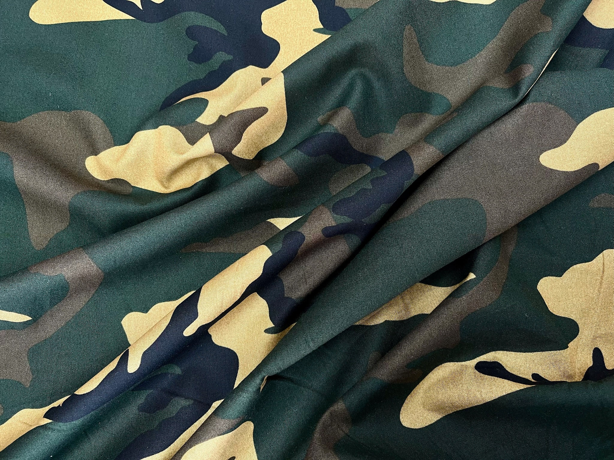 Camo Print Cotton