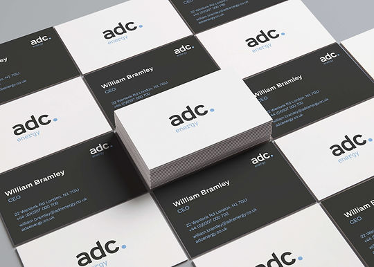 Business cards of ADC Energy