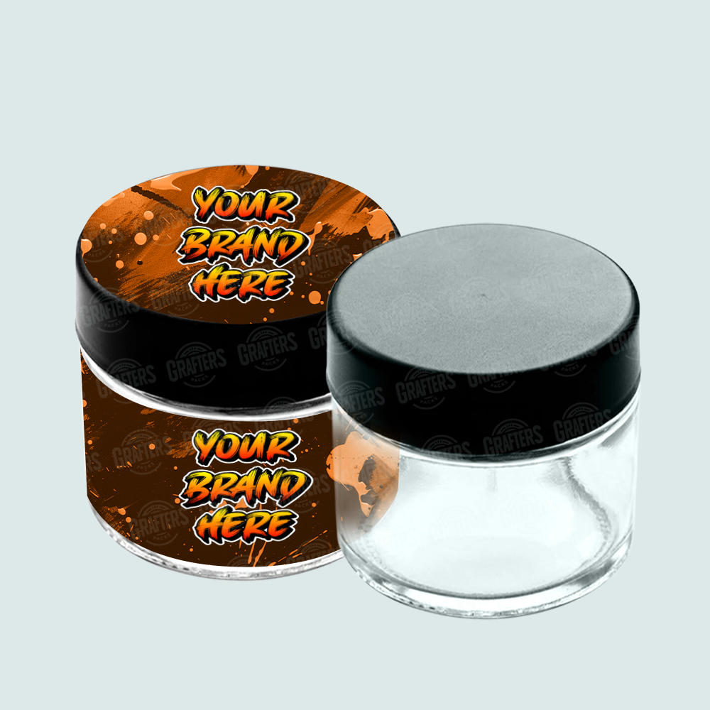 Custom 7g Clear Glass Jar ( 120ml )