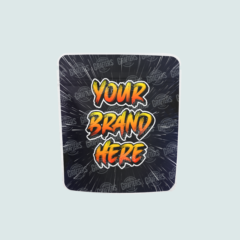 Custom 3.5g Mylar Bags ( Labelled )