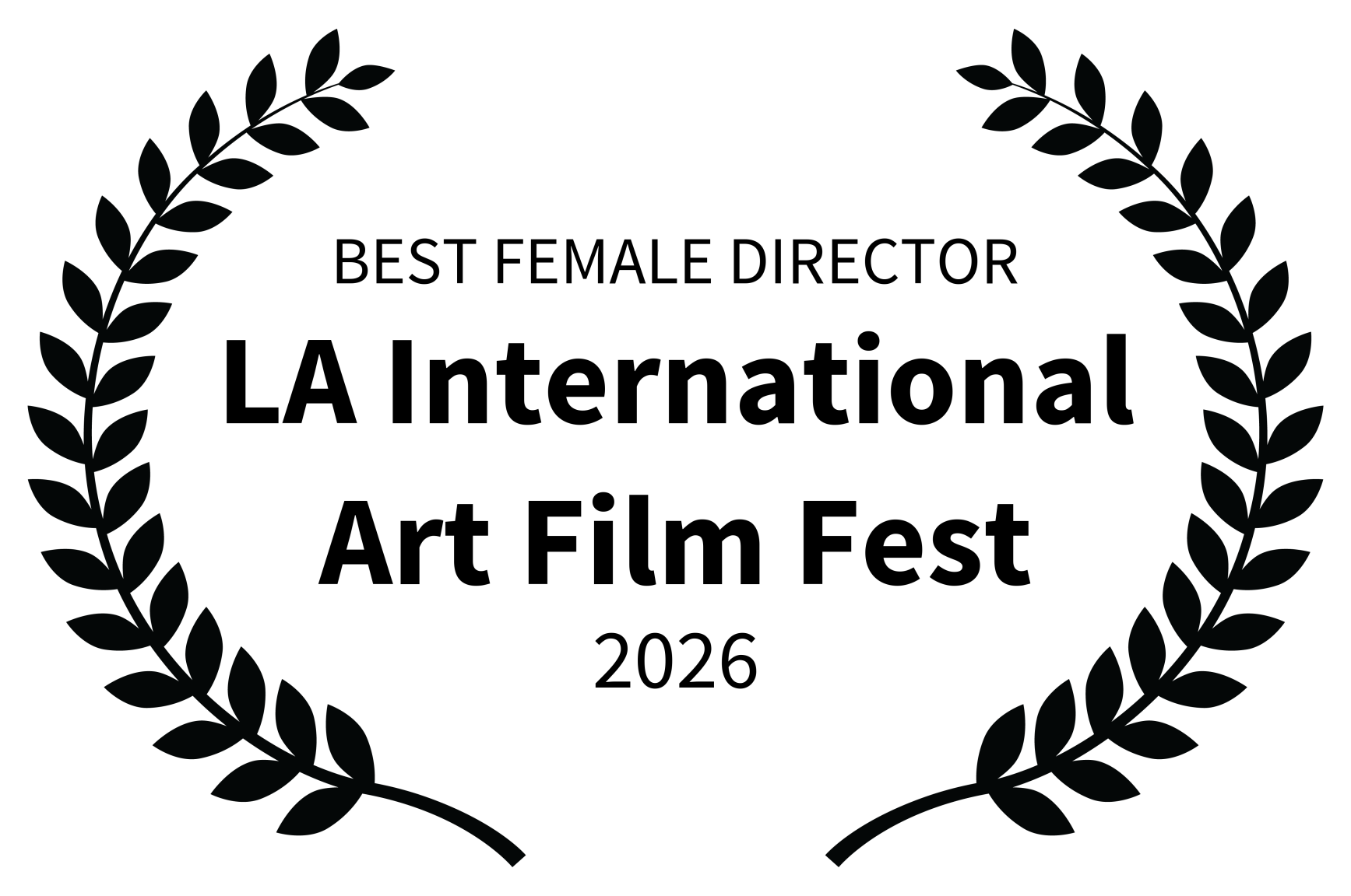 BEST FEMALE DIRECTOR - LA International Art Film Fest - 2026.png