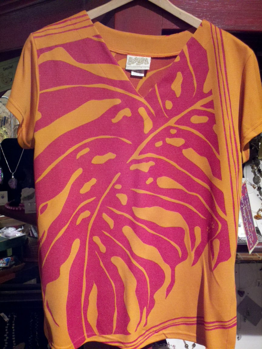 rubine monstera orange