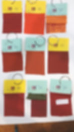 swatches dark reds