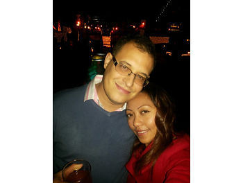 Reda Boulahdid and wife