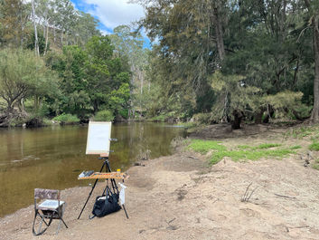 Plein air painting in Bathurst