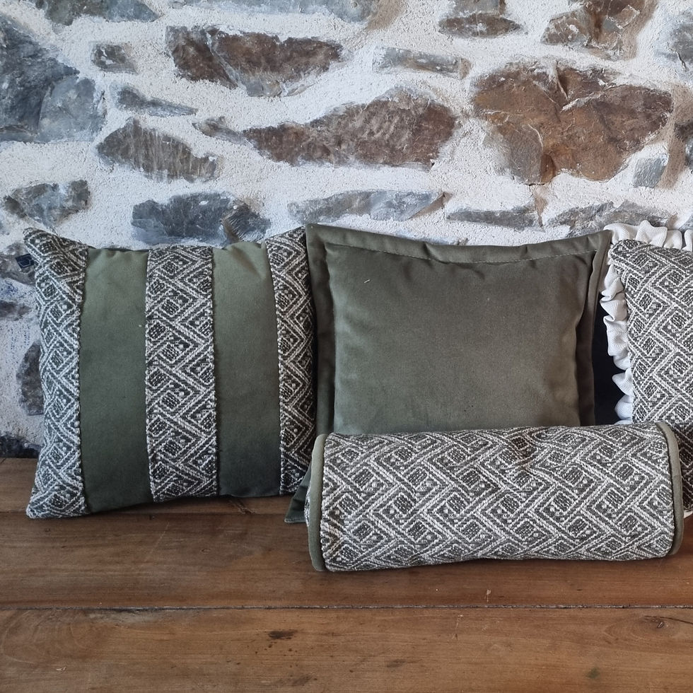 Miniature : Coussin rayé