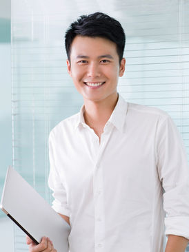 Smiling Young Businessman