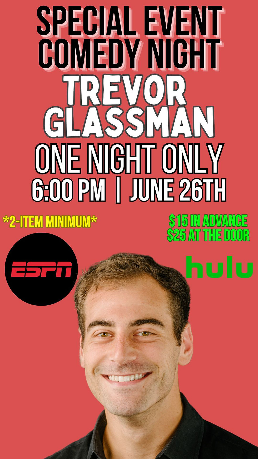 COPP Brewery & Winery Comedy Show starring Trevor Glassman