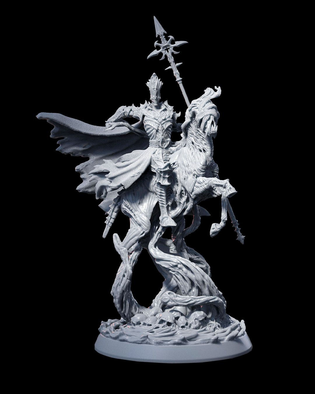Horseback Necromancer Miniature