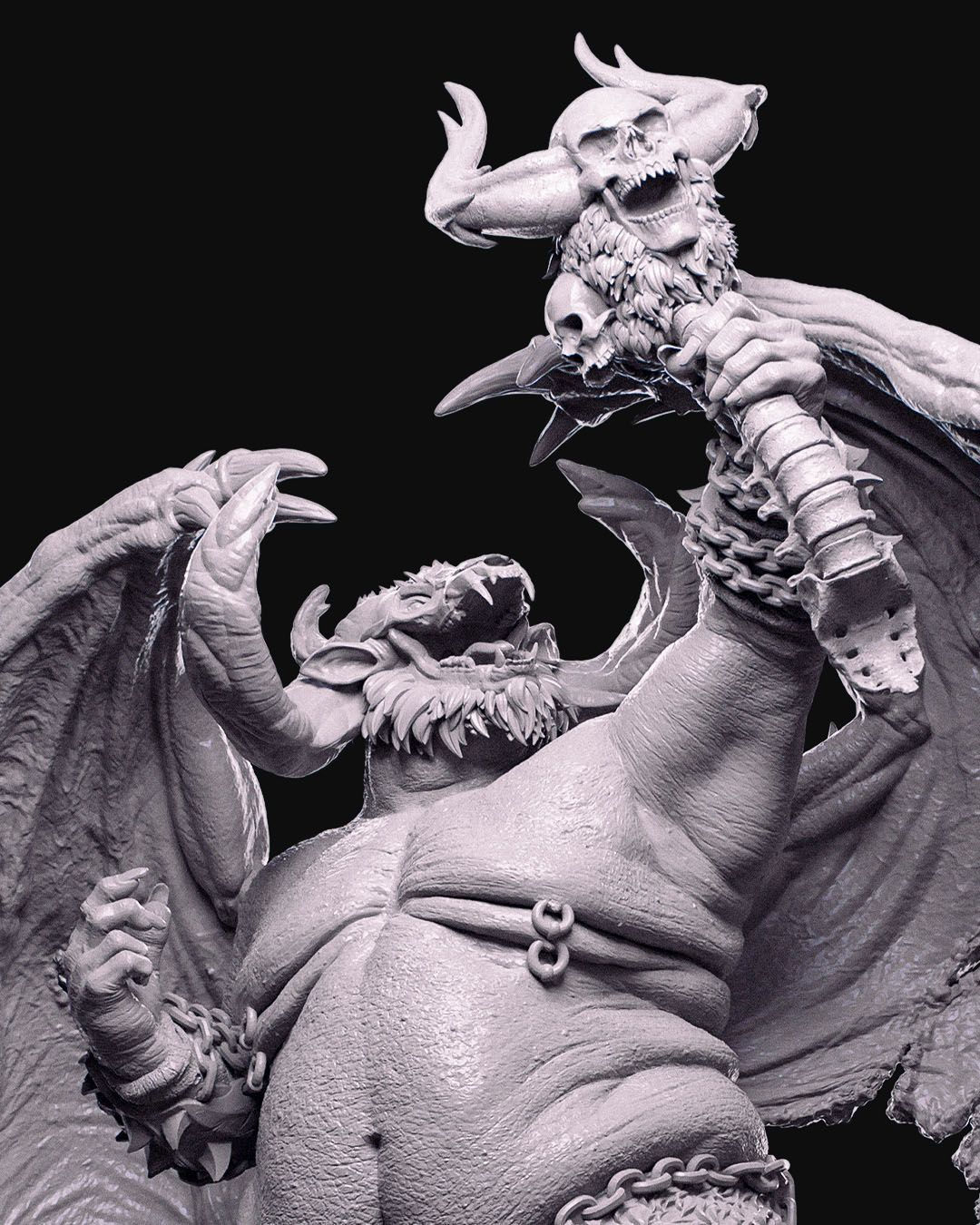 Orcus the lord of Bones Miniature