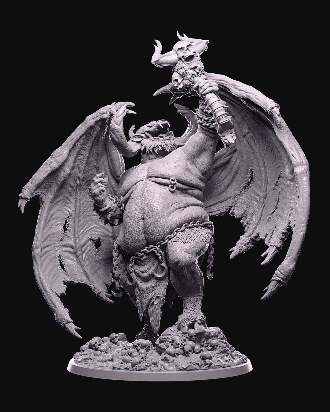 Orcus the lord of Bones Miniature