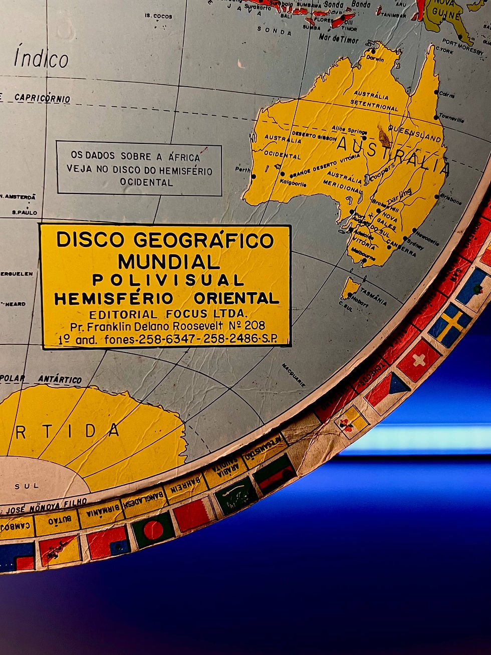 Miniatura: Atlas - Disco Geográfico Mundial Polivisual 1980