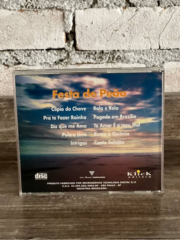 Miniatura: CD Sertanejo & Forró No JT - Festa De Peão - 1998