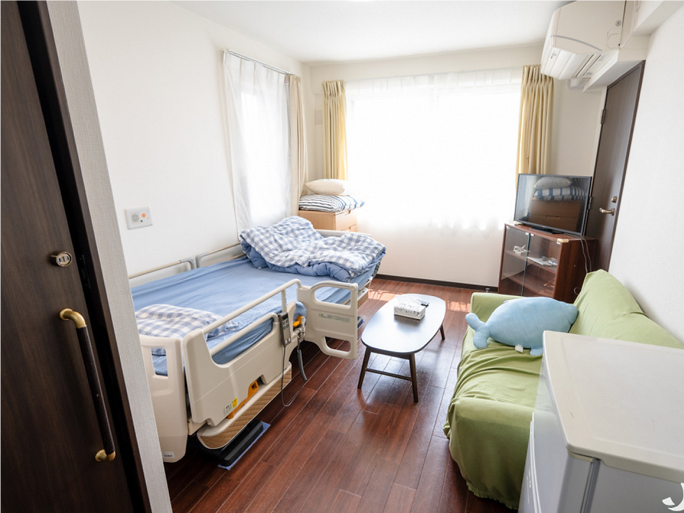 プライバシーを尊重した、快適で安全な個室