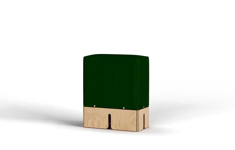 Miniatura: 54x54 SOFA PUFF _ RECTANGULAR 68H