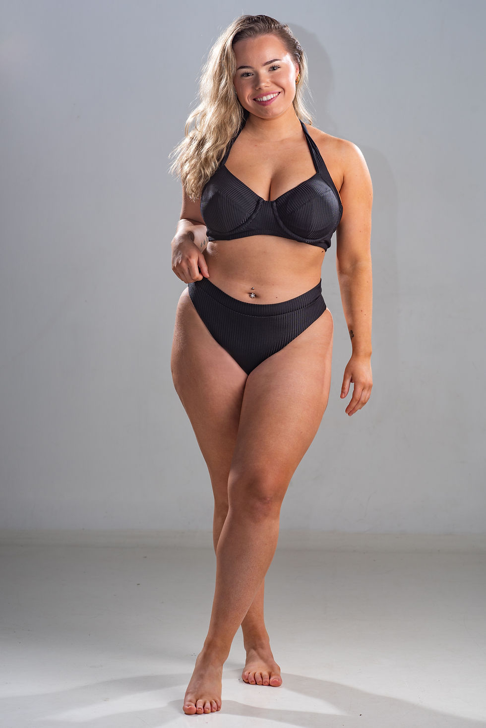 Thumbnail: Olive Halter Neck Underwire Top