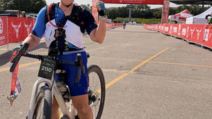 cyclist Sue Hageman at Gravel Worlds