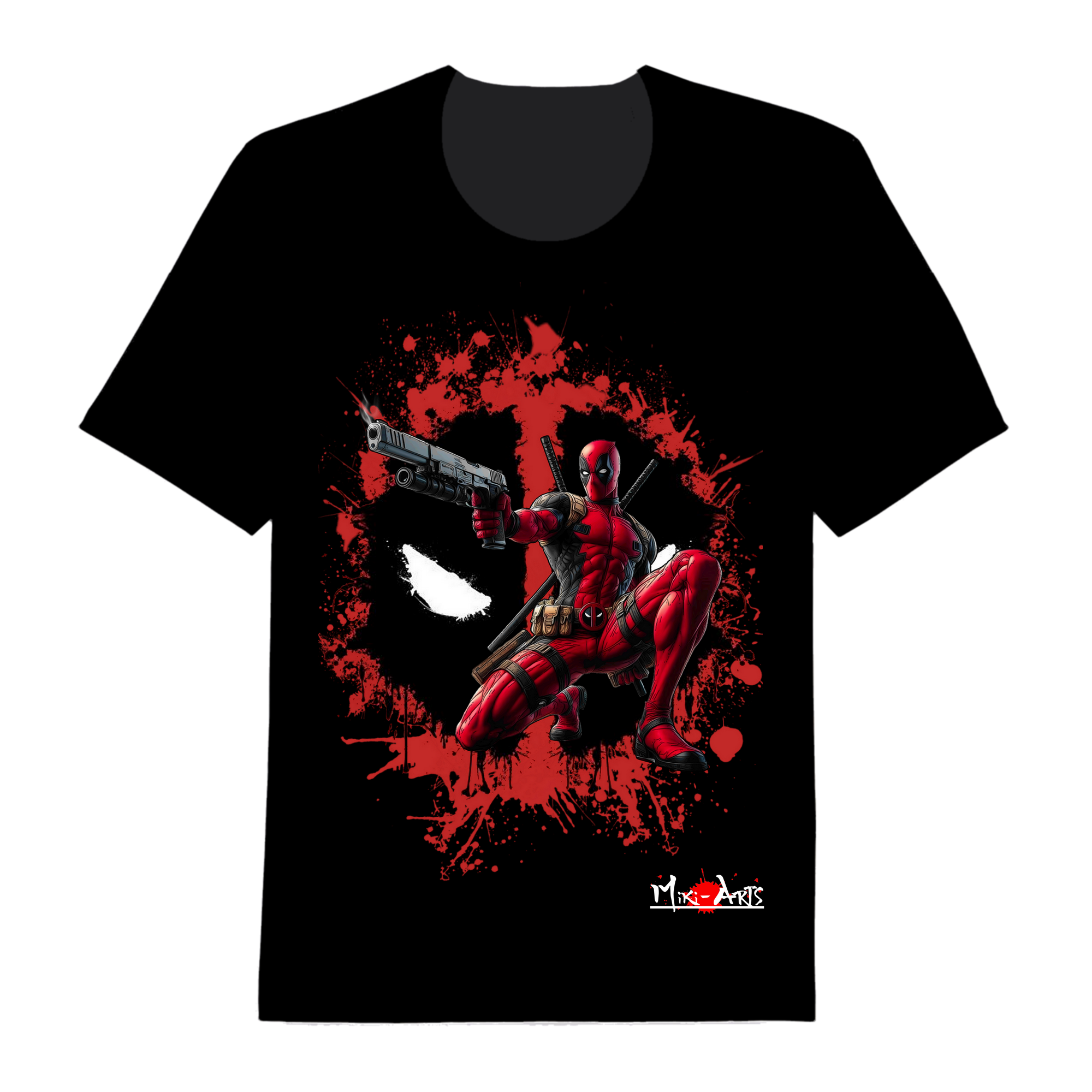 T-Shirt Deadpool Red Madness