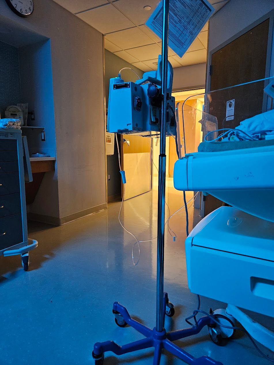 08/15/2025 Night in the NICU, waiting for our preemie baby to be healthy enough to come home.