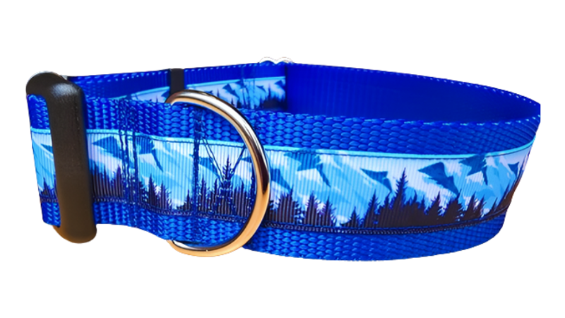 Thumbnail: 1.5" Mountain Tree Dog Collar or Martingale