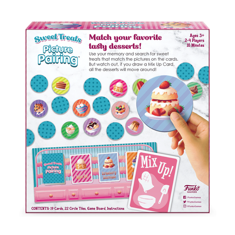 Sweet Treats Picture Pairing by Funko Games - Back