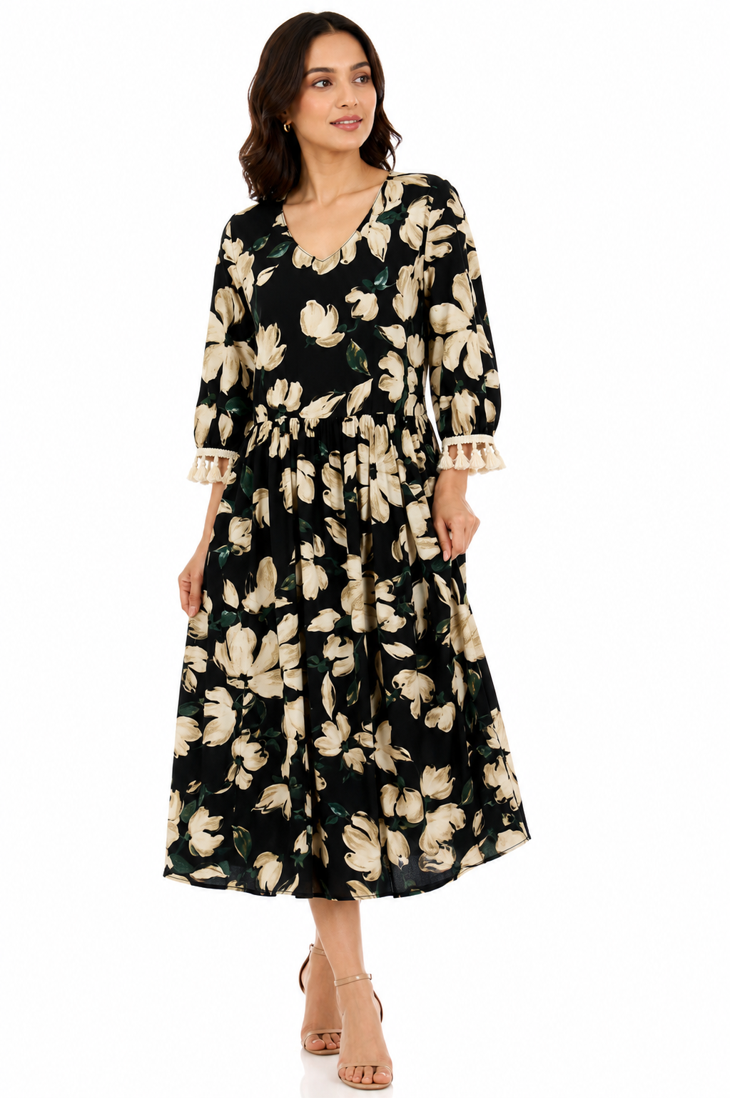 MIDNIGHT MAGNOLIA DRESS