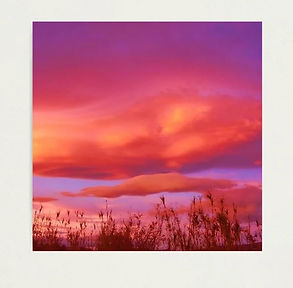 lámina fotográfica Fuego en el cielo