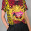 Miniaturebillede: Versace x H&M röd leo t-shirt (M)