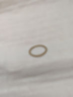 Miniatyrbild: Safira guldpläterad minimalistisk ring