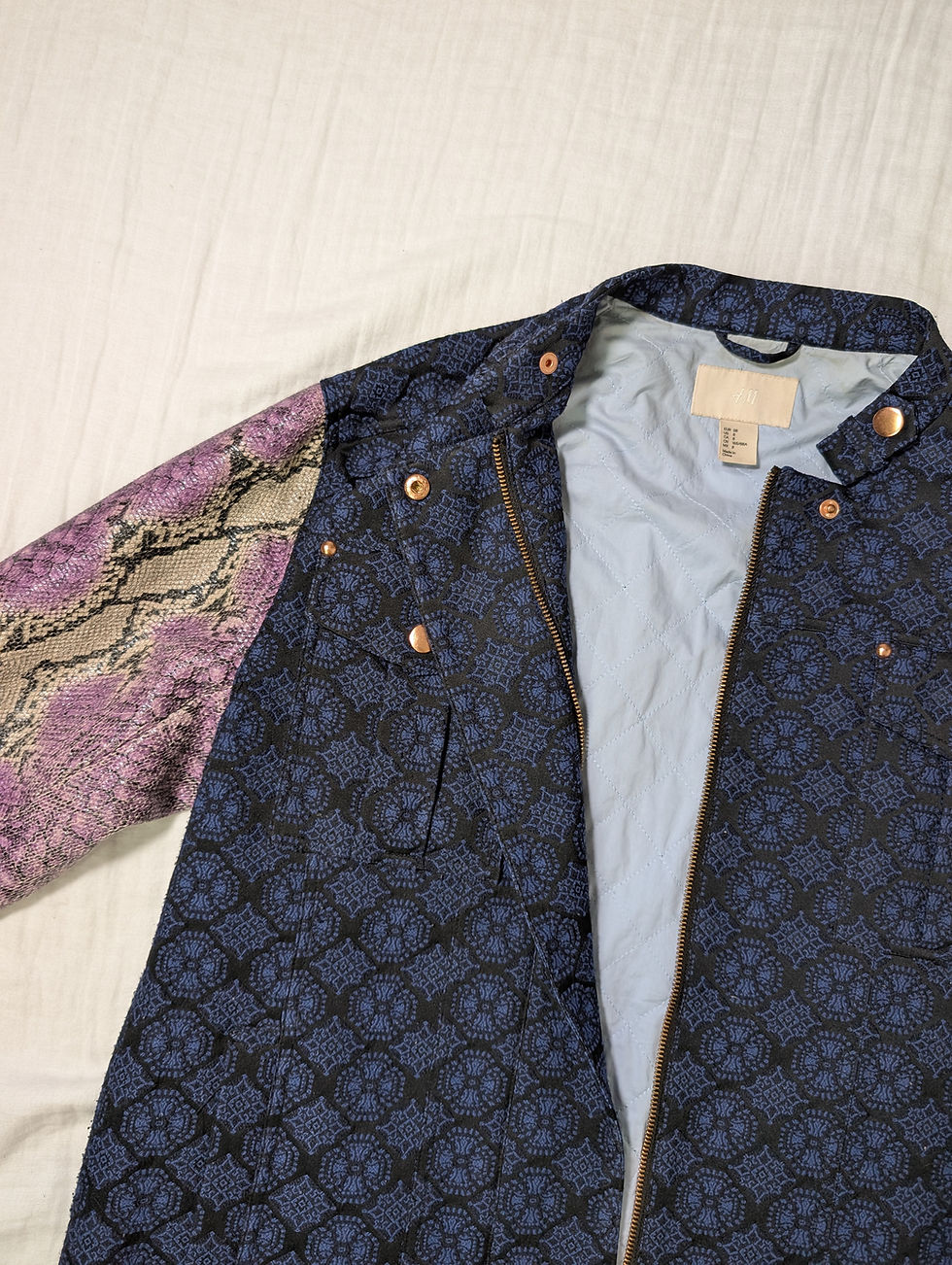 Miniatyrbild: H&M Edition patchwork jacka (M)