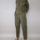 Miniaturebillede: Vintage 80-tal khakigrön jumpsuit (S-M)