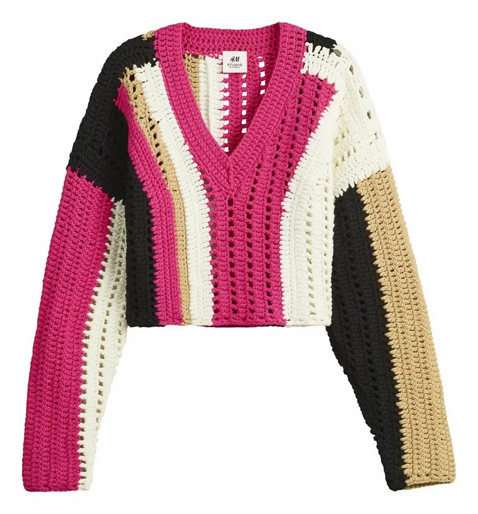 Miniaturebillede: H&M Studio virkad tröja (M)