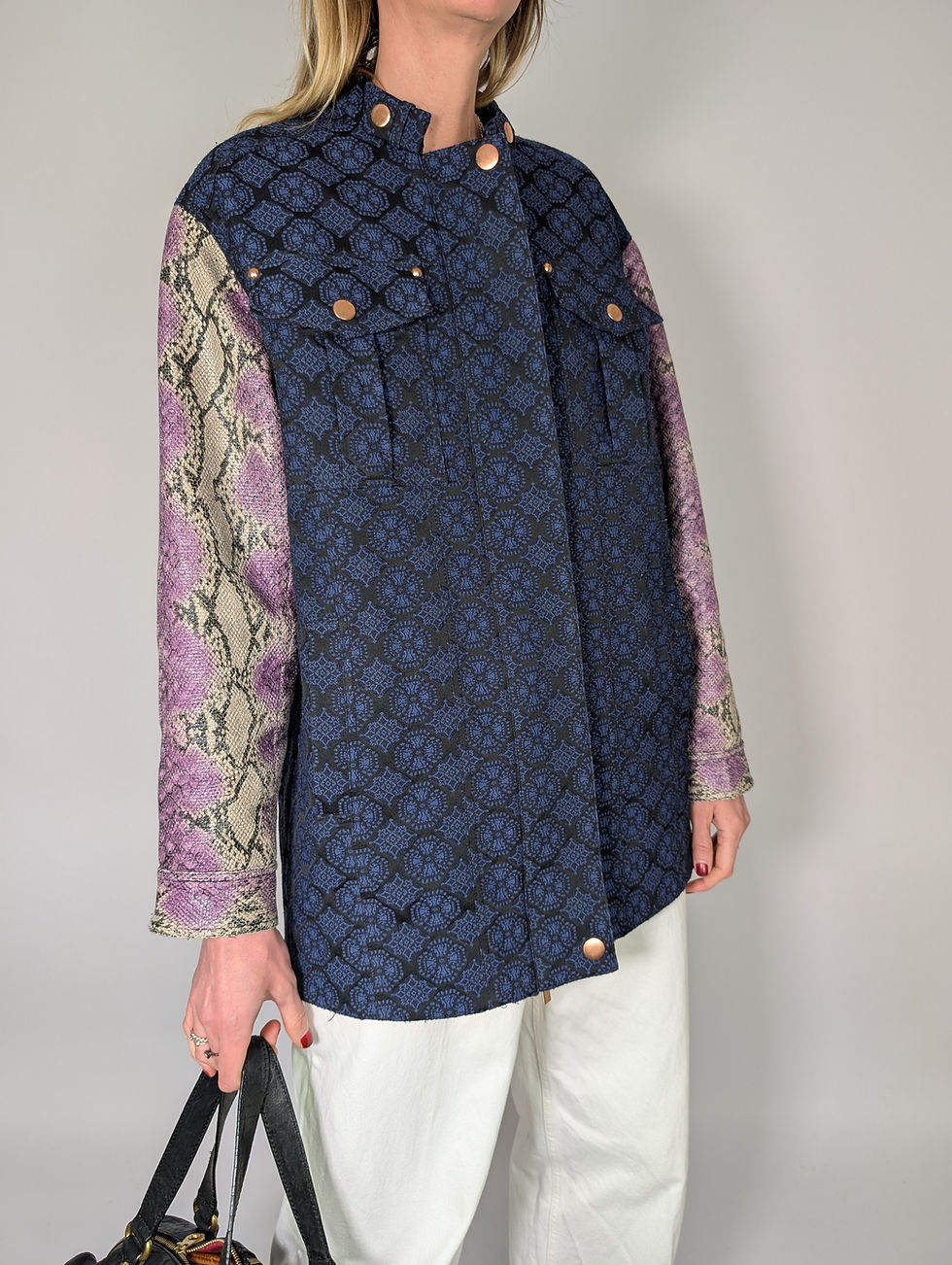 Miniatyrbild: H&M Edition patchwork jacka (M)
