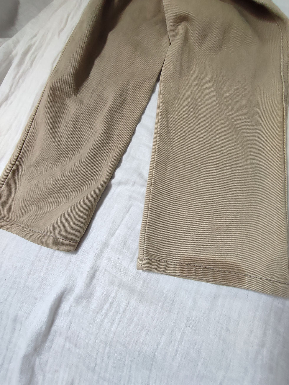 Miniatyrbild: Vintage 80-tal beige jeans (S)