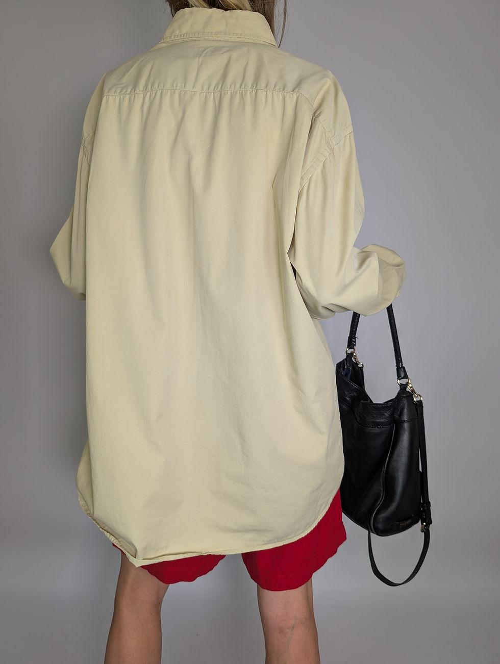 Miniaturebillede: Vintage 90-tal beige oz skjorta (L-XXL)