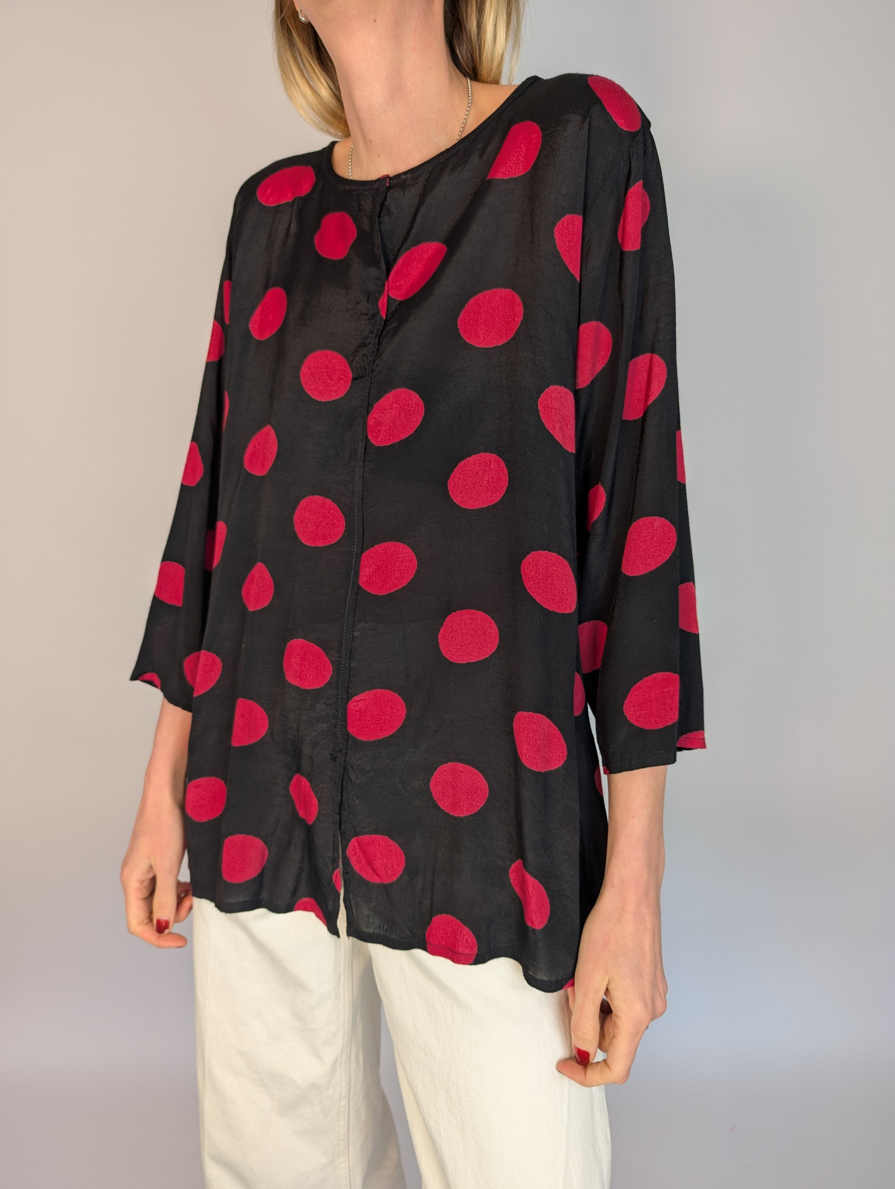 Masai rosaprickig blustunika (M)