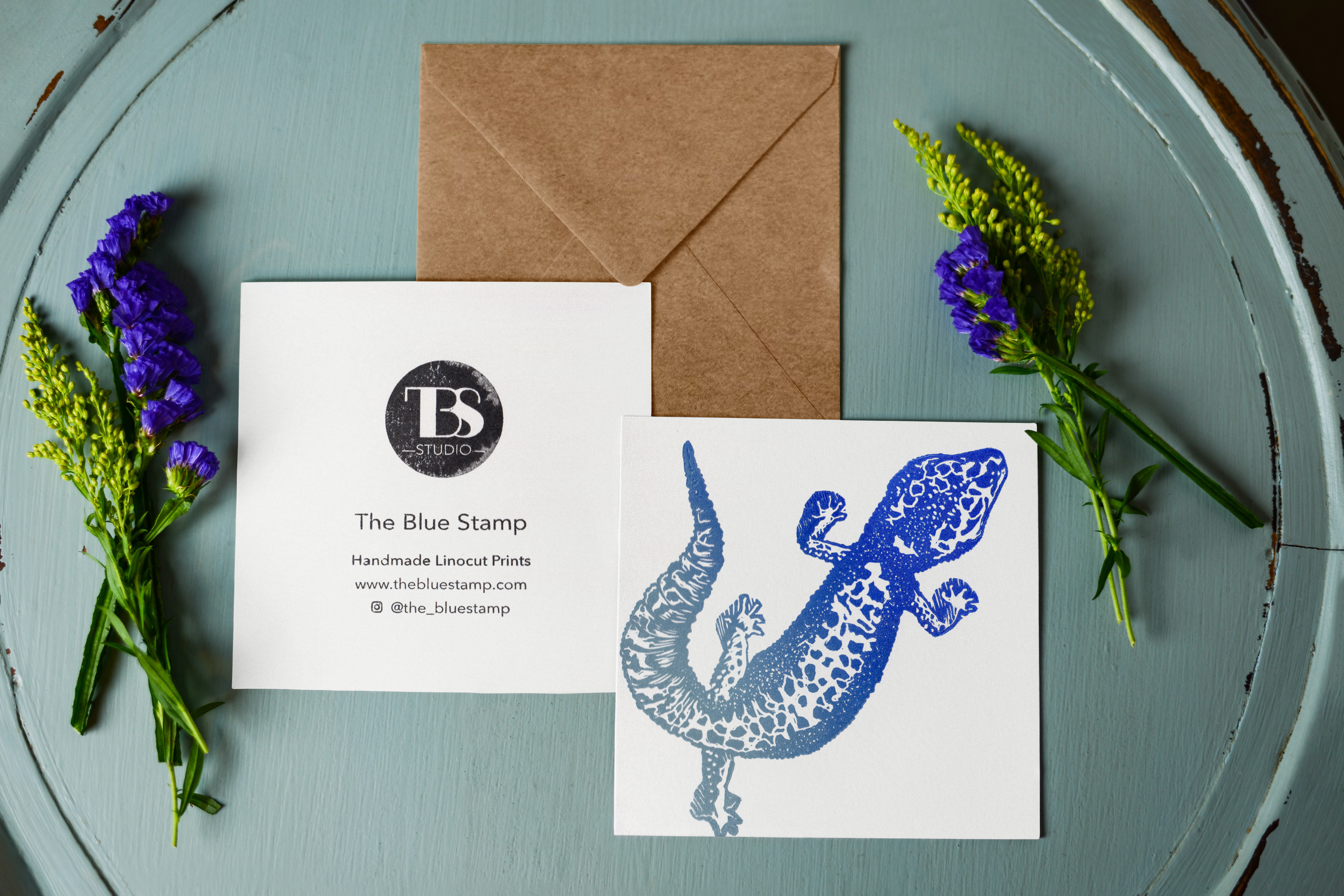 Gecko in Blue | Gift Card