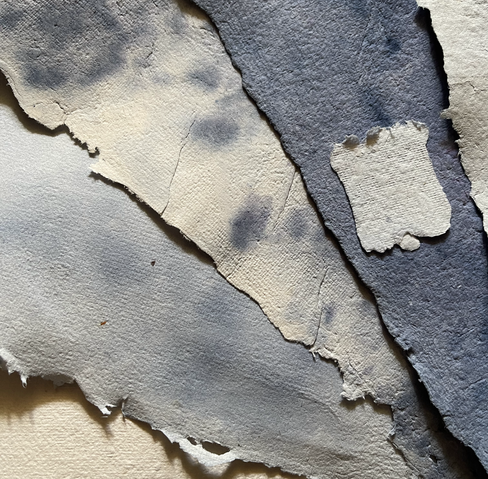 Handmade Blue paper Samples