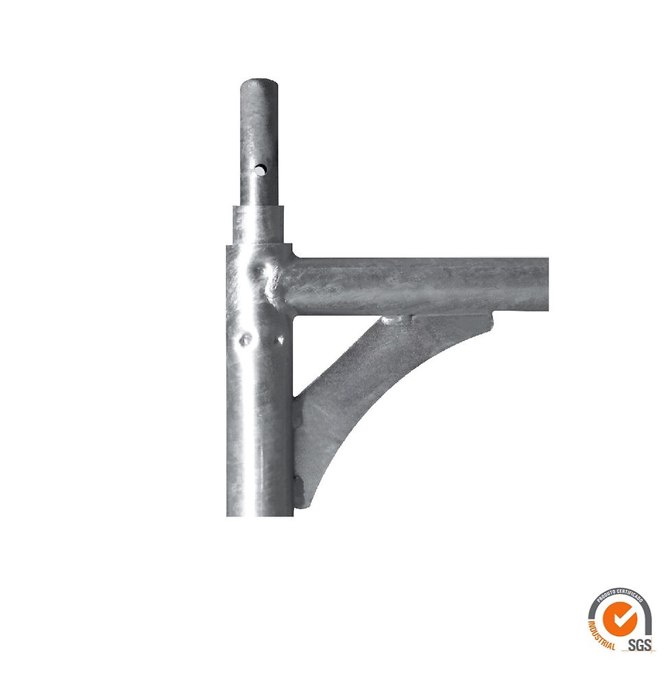 Thumbnail: Galvanized Footpath Leg for European Facade Scaffolding R-75