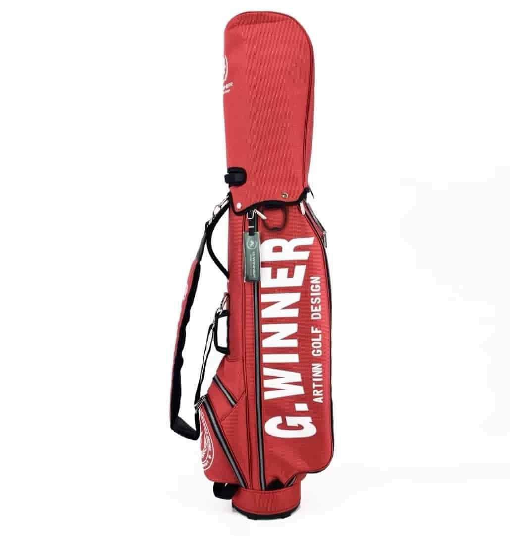 G.Winner 7mini 格紋尼龍輕量球袋-紅