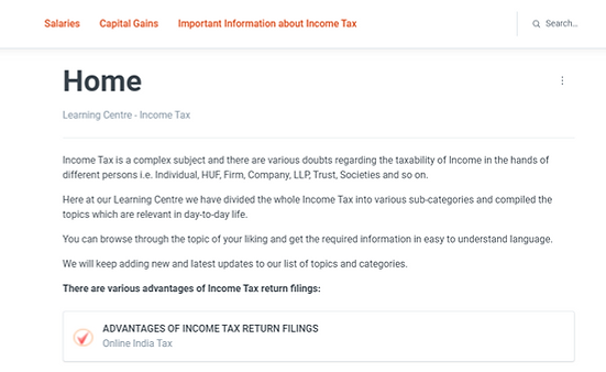 Learn Income Tax